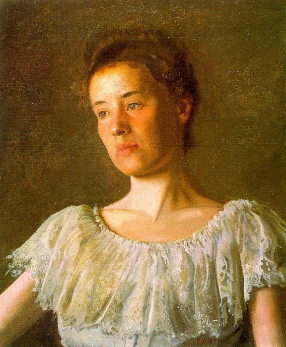 Thomas Eakins Portrait of Alice Kurtz Germany oil painting art